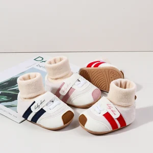 Wholesale Anti-slip Slip-on Winter Socks Baby Boys Girls Shoes
