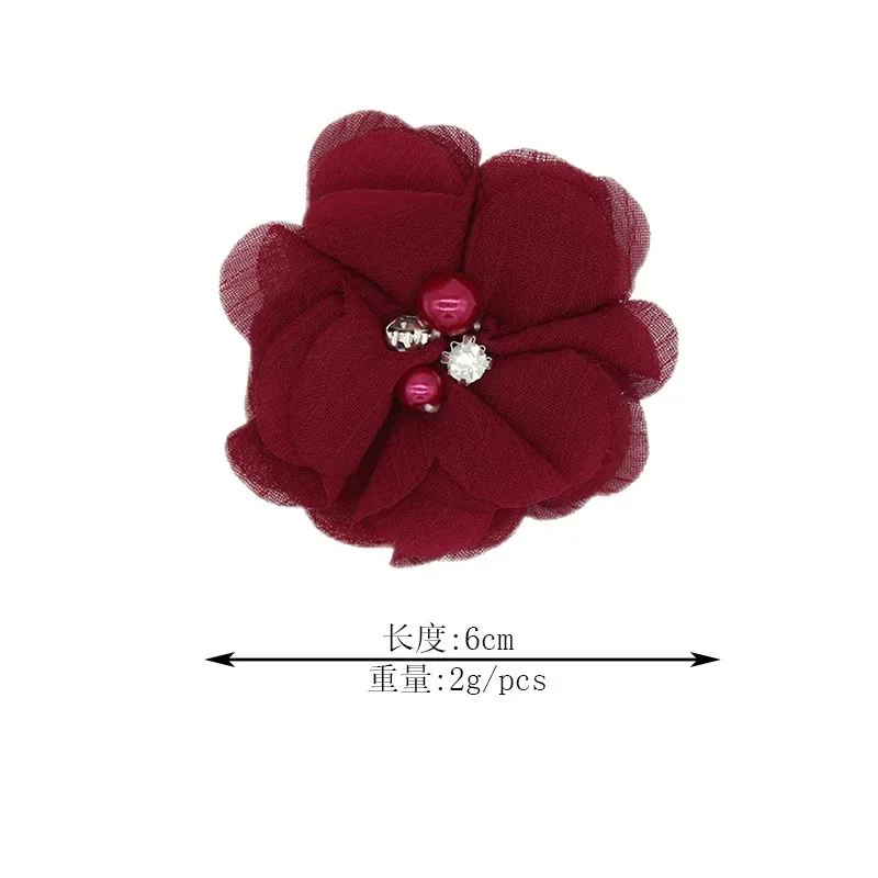 Multi-function White Hairbands Head Make Satin Ribbon Flowers 6cm ...
