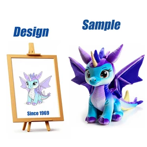 Shengye Cute Giant Size Dragon Plush Toy Stuffed Animal Super Soft Plush with PP Cotton Filling Sitting Style Plush DINOSAUR Toy