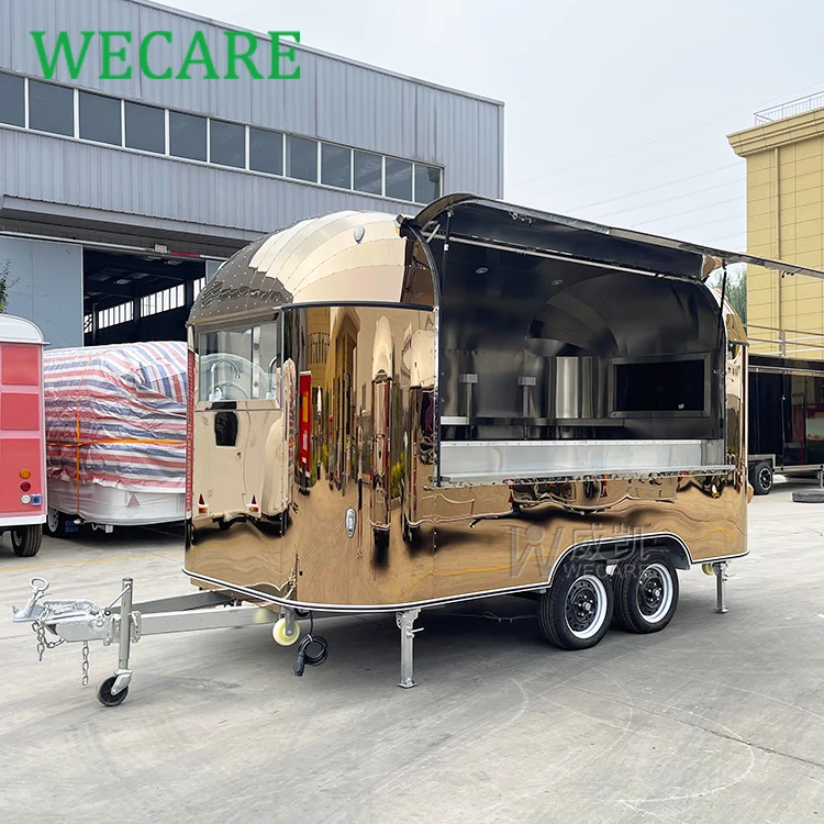 Wecare Mobile Kitchen Concession Food Trailer Food Cart Mobile Food Truck