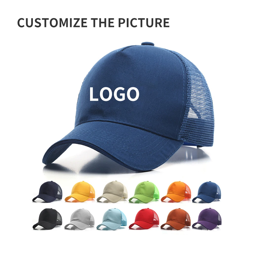 Aimich Custom Mesh Back Trucker Hats 5 Panel Baseball Hat Muticolor
