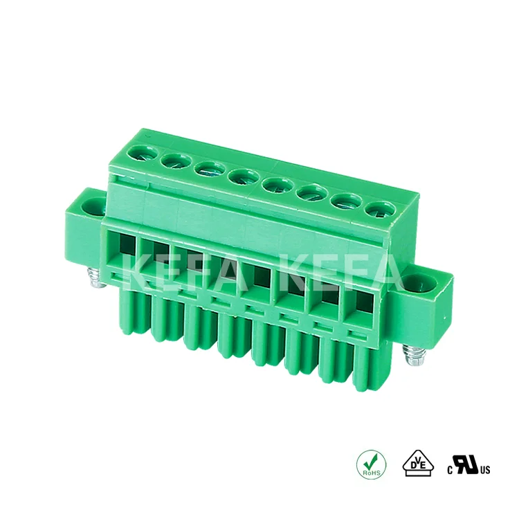 KEFA KF2EDGKAM-3.5／3.81 300V 8A 3.5／3.81MMピッチ ワイヤー対ワイヤー端子用PCBプラグイン式ブロック 端子台