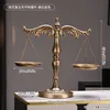 7127y-01-iron art vintage balance scale ornament-aged gold