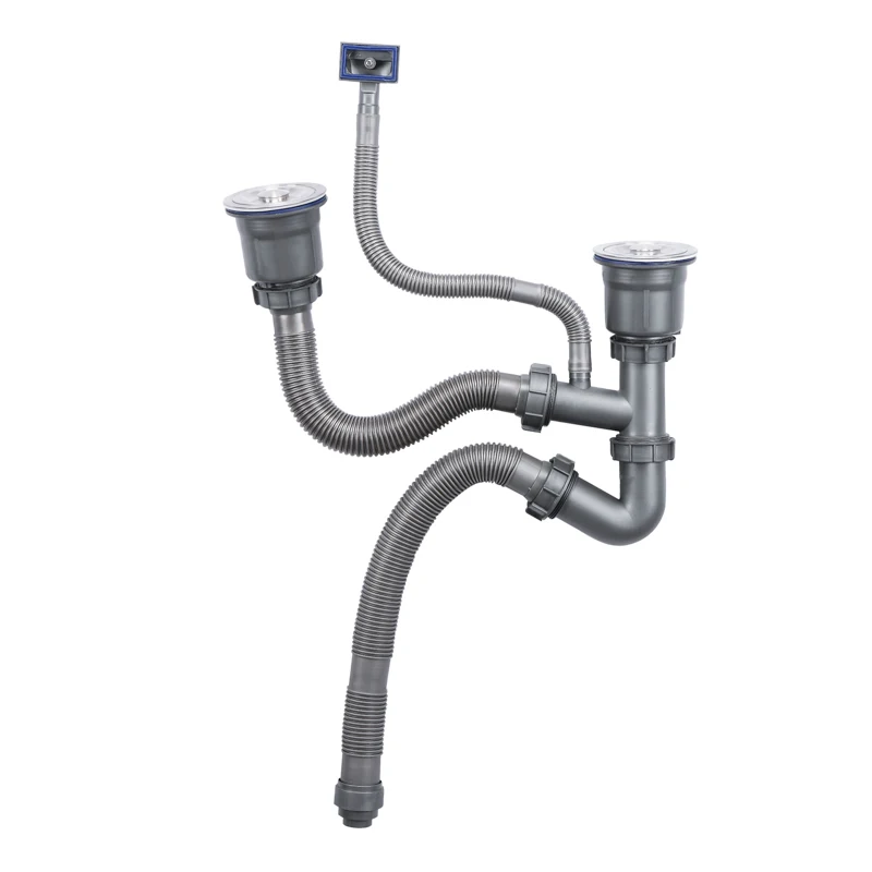 Best PP Flexible Sink Drain Pipe Insect Proof and Odorless Kitchen Drainage System Easy Install Use for Kitchen Sink