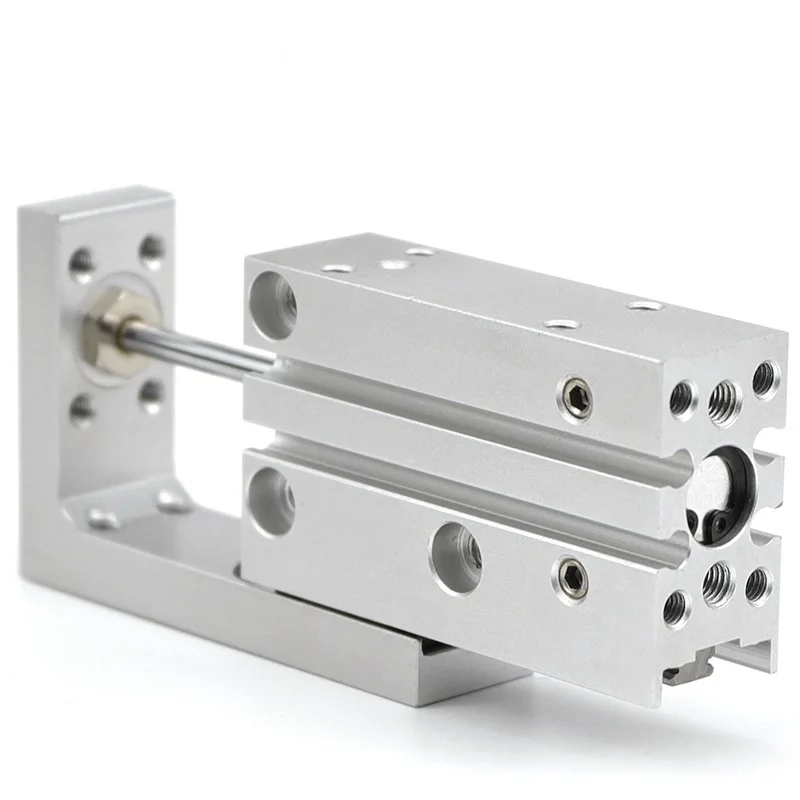 SMC Type MXH Compact Slide Series Bore Size 6 10 16 20mm Stroke 5 10 15 20 25 30 40 50 60mm Pneumatic Slider Air Cylinder