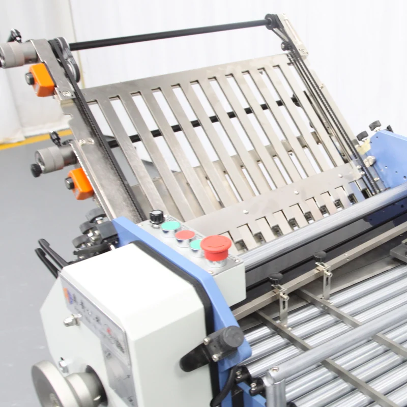 Automatic 360mm Width With 4 Buckle Plates Paper Folding Machine
