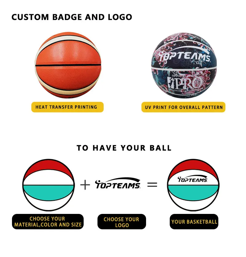 Ready To Ship Official Size And Weight Match Basketball Wholesale Size