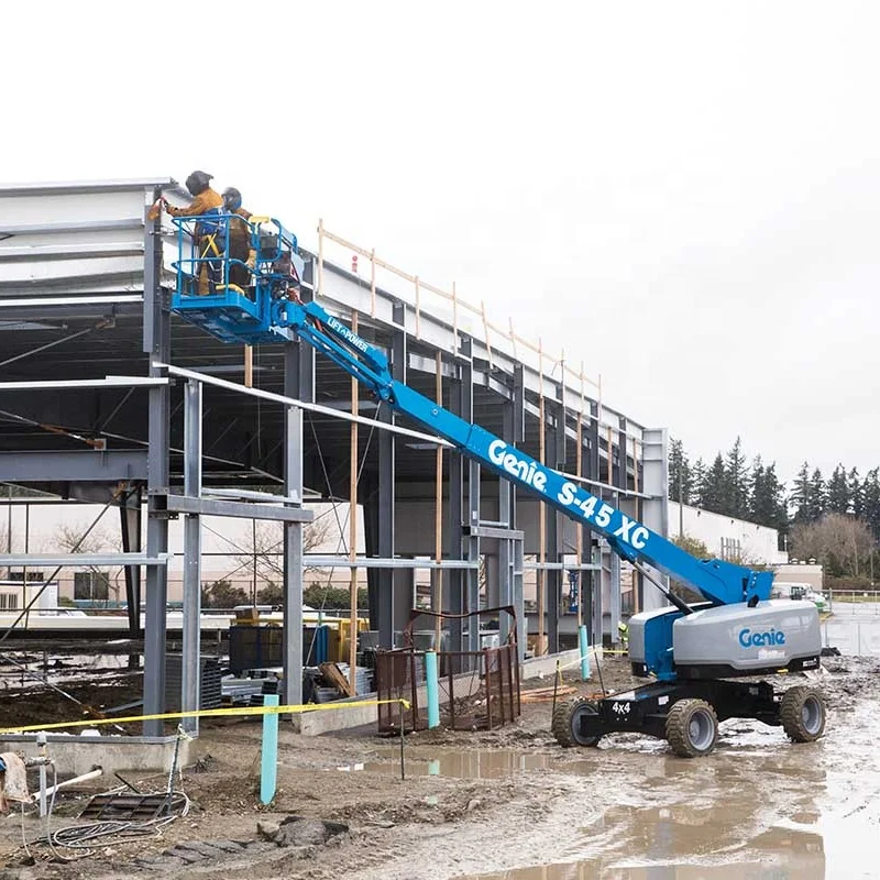 high lift 28m articulated boom aerial work platform used sky climber for sale