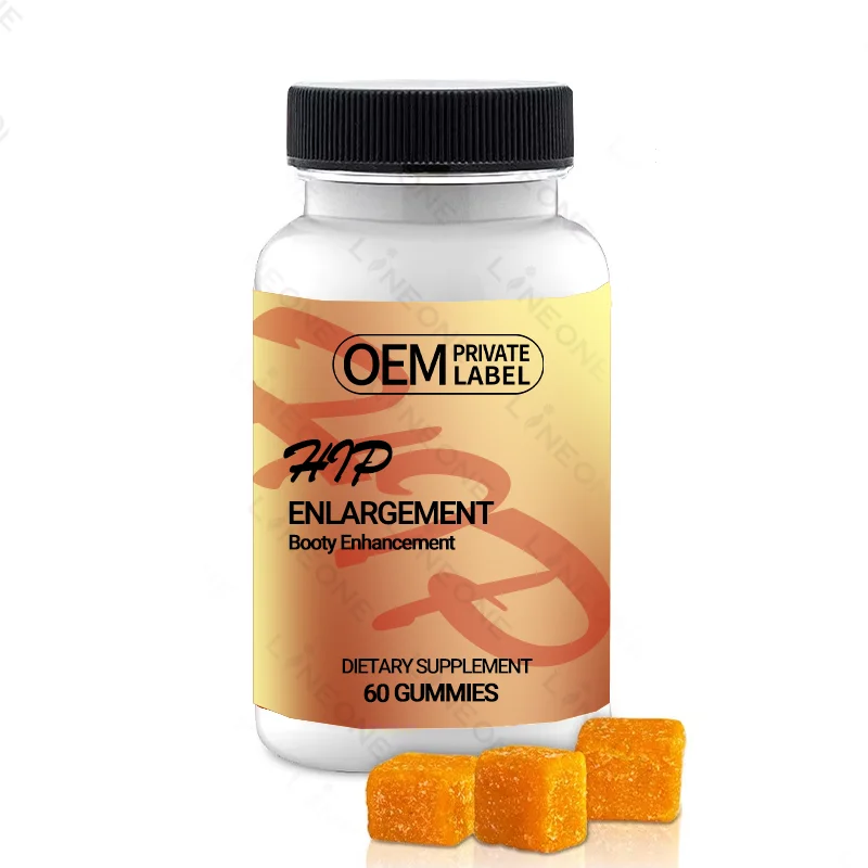 OEM Private Label MACA Root Extract Hip Enlargement Booty Growth Butt Enhancement 100% Natural BBL Gummies for Buttocks