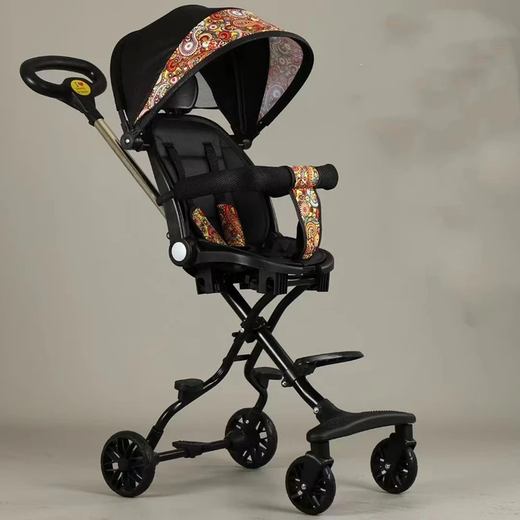 Multifunction Luxury Trolley With Canopy Baby Stroller 3 In 1 Baby