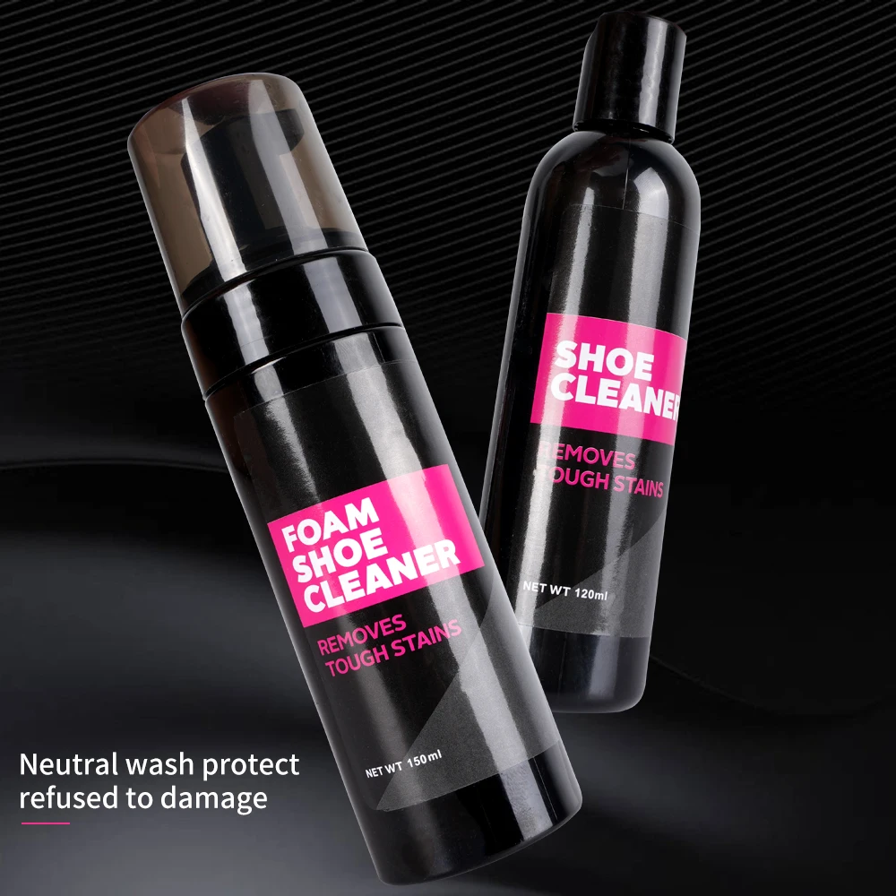 S-king 4-Piece White Liquid Shoe Care Kit Premium Shoe Cleaner and