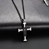 Collier Argenté et Noir
