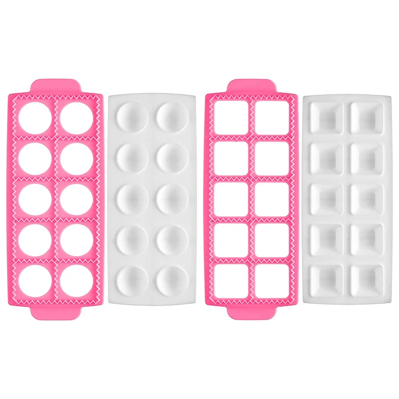 Large Ravioli Cutter Press Set Round Ravioli Mold And Cutter Square ...