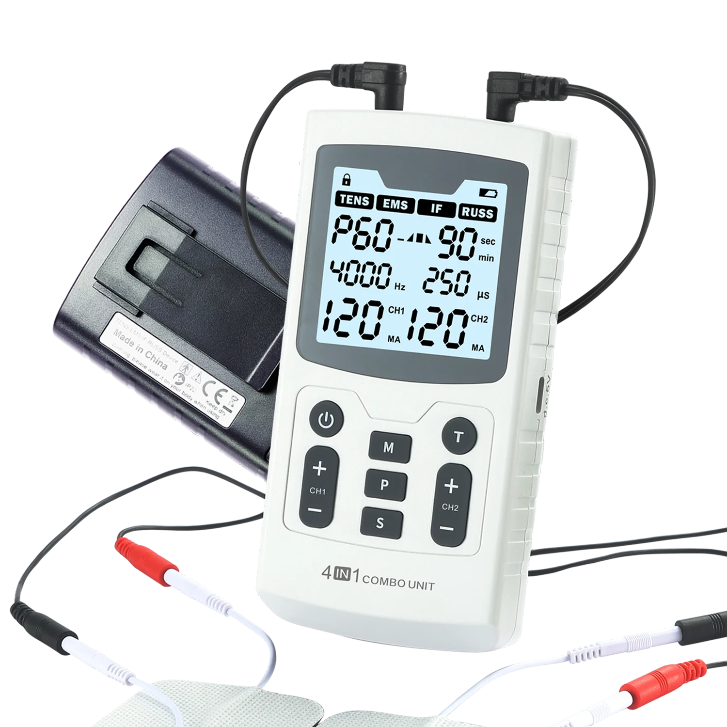 Interferential IFT Russian EMS TENS Machine for Rehabilitation Physiotherapy