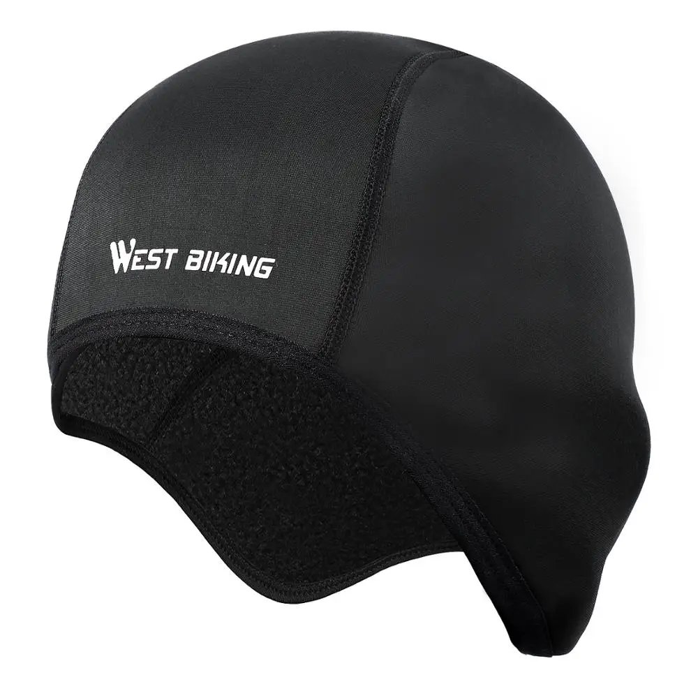 WEST BIKING Waterproof Outdoor Fleece Winter Warm Cap Windproof Cycling Hat 