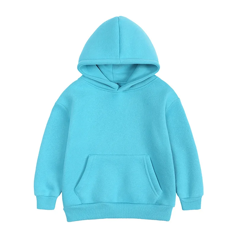 Wholesale Children Solid Color Blank Sports Hoodie Kids Boys And Girls ...