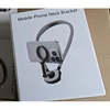 Magnetic ring neck brace, silver-gray