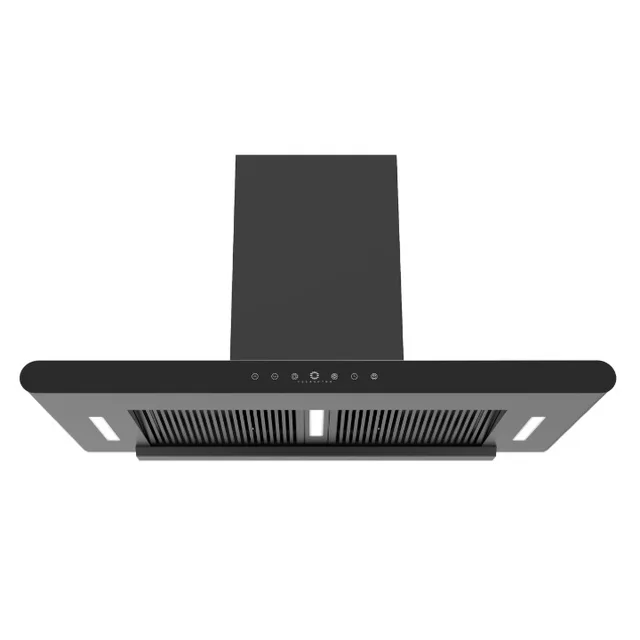 T SHAPE COOKER HOOD WITH ROUND SHAPE EDGES