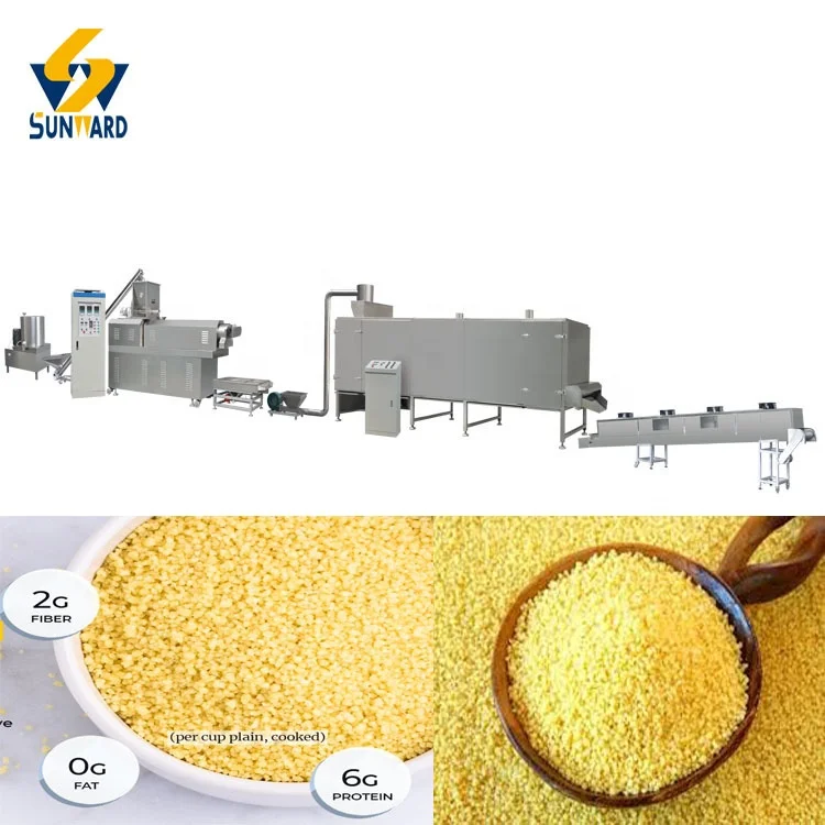 Semolina Couscous Extruder Machine Israeli Couscous Machinery