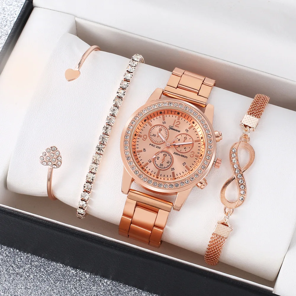 Wholesale Geneva Watch for Women Simple Round Dial Charm  display picture 1