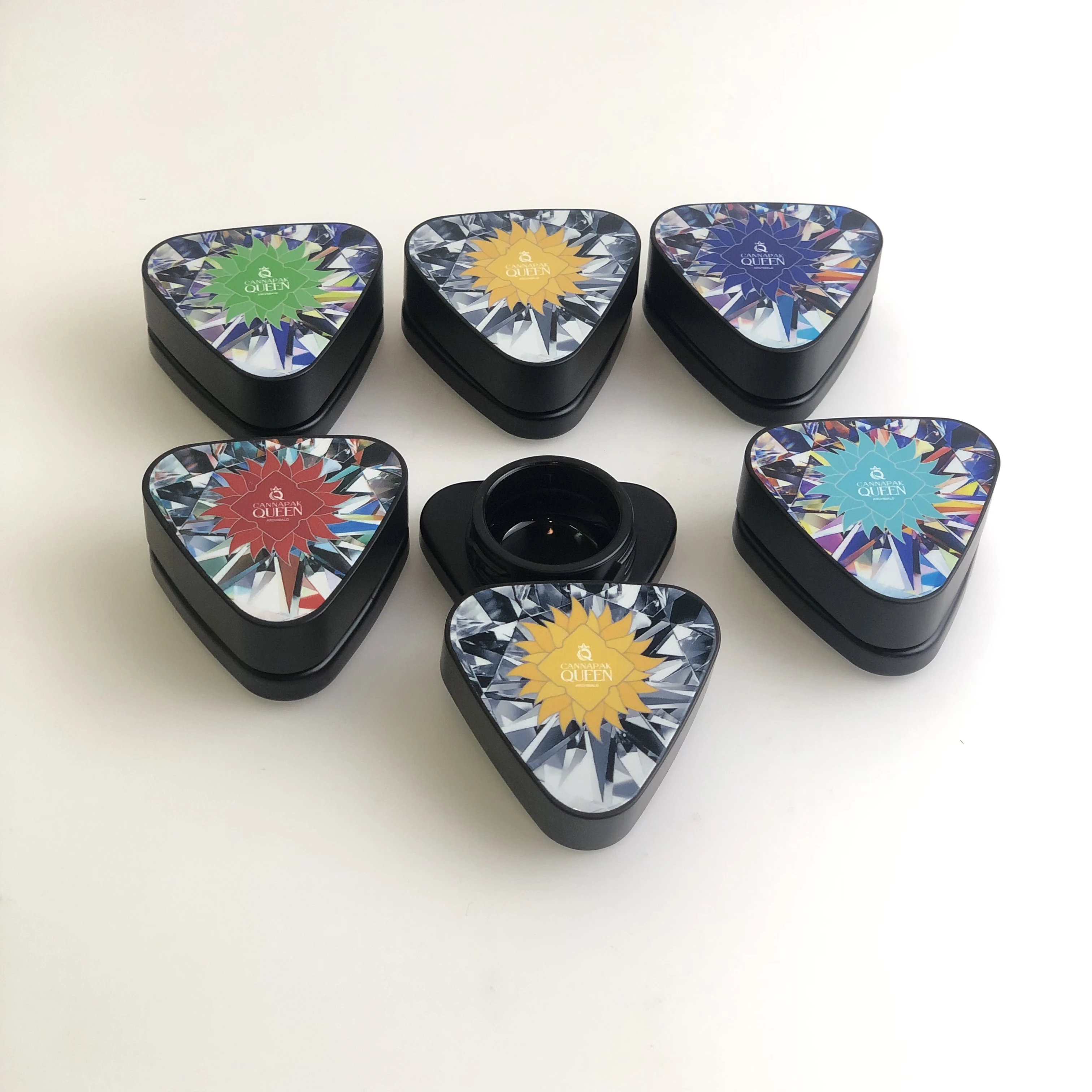 A Archibald Custom Logo 5ml 9ml 20ml Shatter Packaging Concentrate Storage Extract Jar Child Proof Glass Sealed Wax Rosin Jar