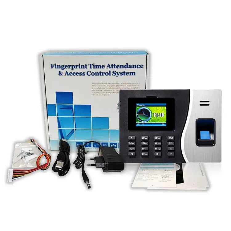 TIMY Backup Battery Finger Print Time Attendance Punch Clock Biometric Time Recording Machine