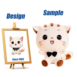 Shengye EN71 CPC Plush Toy Manufacturer Customize Your Own Plush Toy Custom Cartoon Character Cat Stuffed Plush Animal Doll Toys