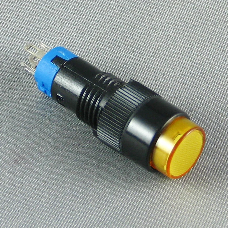 Factory Customize 10mm Round Shape LED Indicator Light 2V 6V 12V 24V 110V 220V Illuminated Lamp