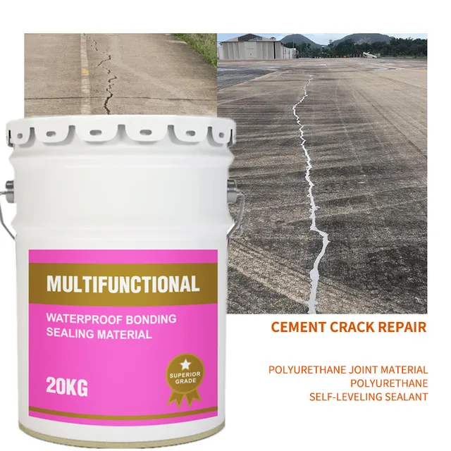 One Component Grey Construction Concrete Expansion Joint PU Sealant Self Leveling Polyurethane Adhesive