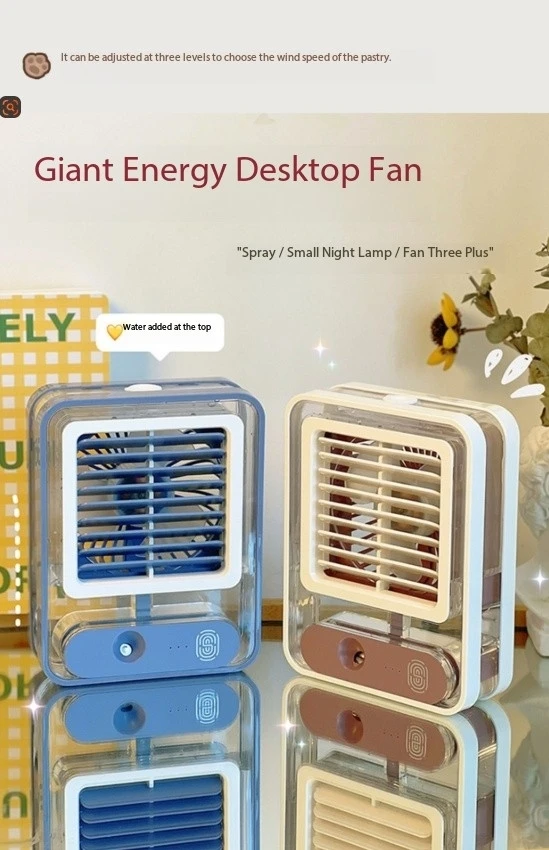Portable Air Conditioner Fan Household Air Cooler And Humidifier_voghion.com