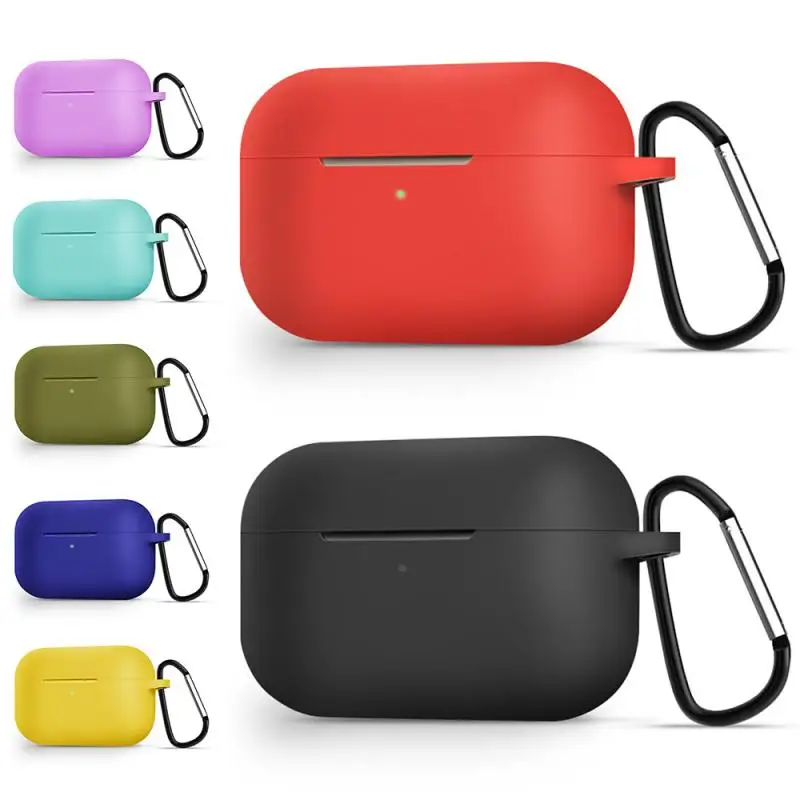 Caso Della Copertura Protettiva Per Airpods Pro Con Gancio Di Colore Solido  Molle Spessa Del Silicone Shock-assorbente Per Airpods 3 Accessorio - Buy  Custodia Morbida Per Airpods Pro,Custodia Protettiva Per Airpods  Pro,Copertura