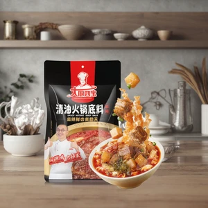 Professional Kitchen Condiment Spicy Hotpot Soup Base with Numbing Flavor for Sichuan Cuisine Hot Pot Base in Bag Packaging