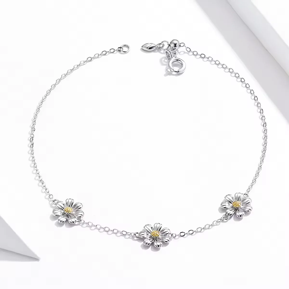 【新品】DAISY LIN Bracelet \"Diamond Drops\" Amazon.com: Niaspi Daisy Flower Bracelet for Women 18K Gold