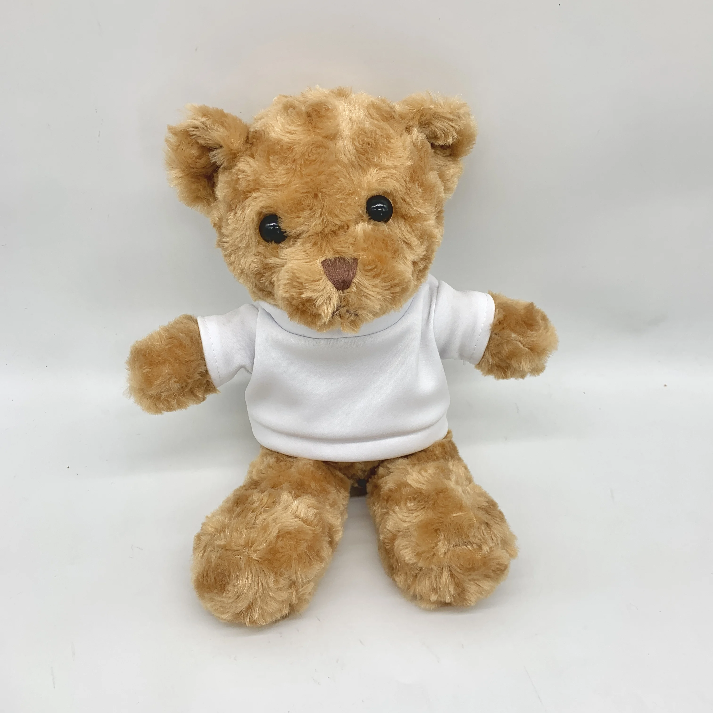 Sublimated Customized Logo Teddy Bear Plush Toy With T-shirt ...