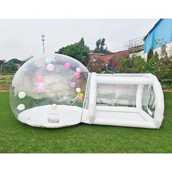 3m/4m Diameter Outdoor clear crystal igloo dome tent inflatable bubble tent room balloons house for sale