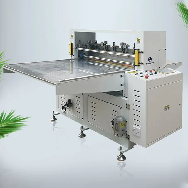 Rubber Sheet Cutting Machine Manual Sheet Metal Cutting Machine Accuracy Automatic Aluminum Foil Roll Sheet Cutting Machine
