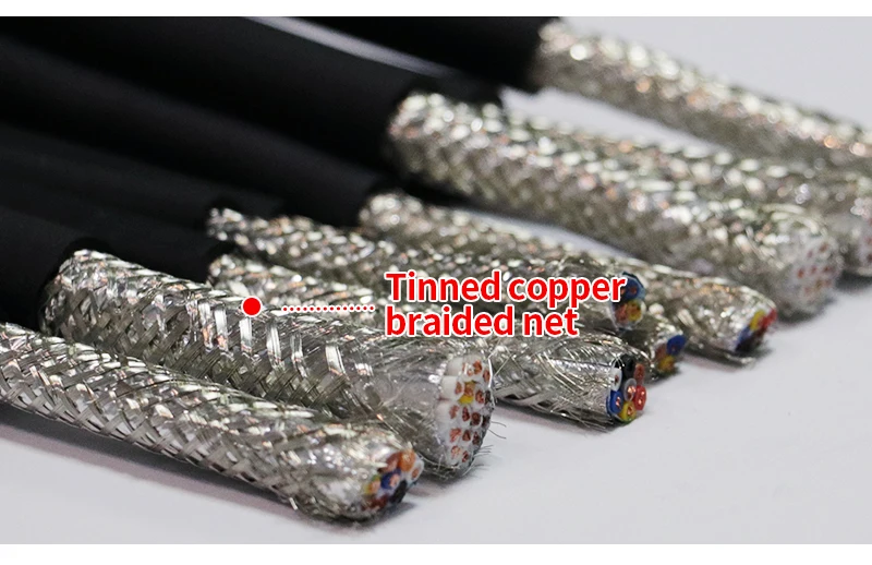 Awm 2464 Tinned Copper 2/3/4/5/6 Core 18AWG 20AWG 22AWG 24AWG 26AWG Shielded Flexible Signal Cable Wire插图3
