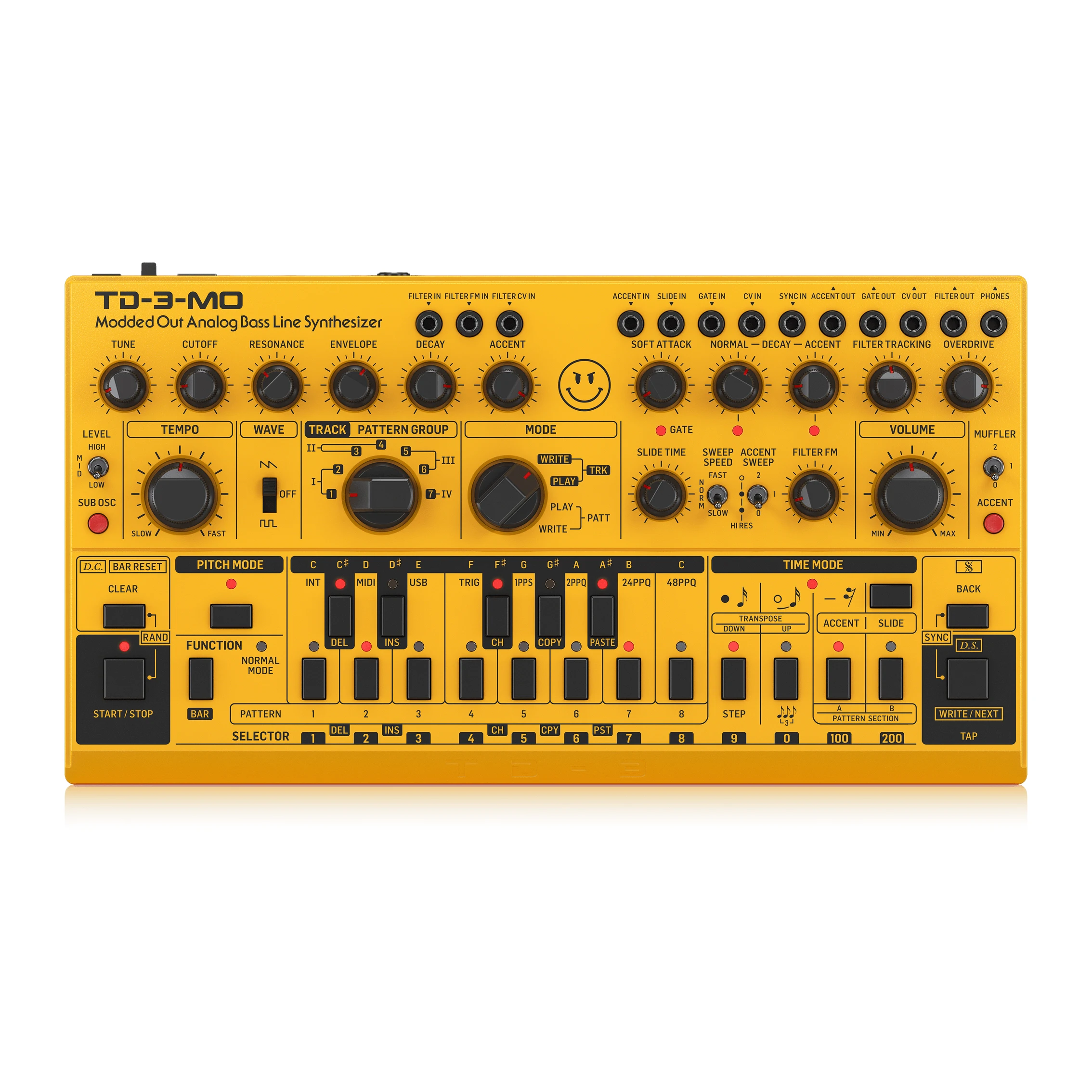 鍵盤楽器 TD-3-AM BEHRINGER Behringer TD-3 Analog Bass Line Synthesizer Red | Guitar Center