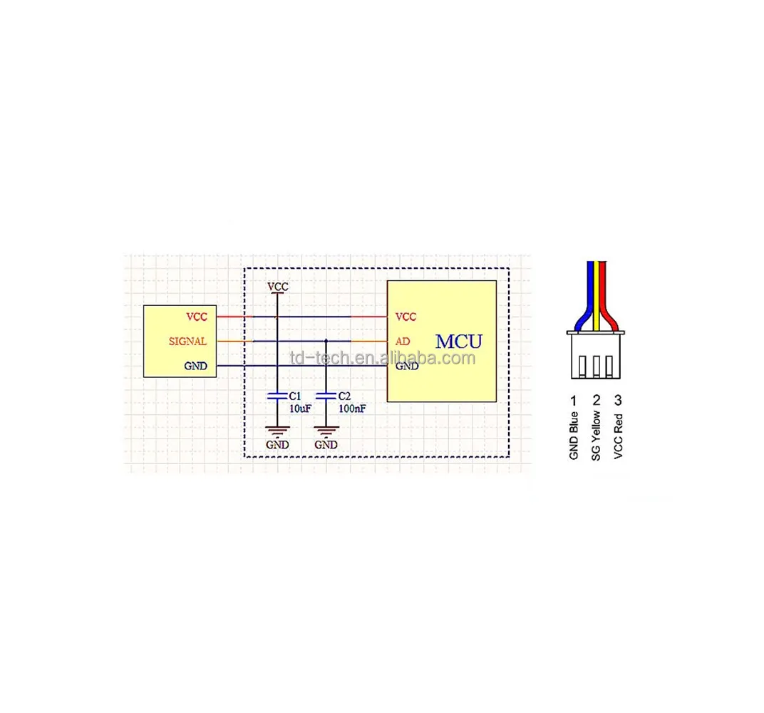 Taidacent 5v 15ma Contactless Water Level Switch Detector Separate Non