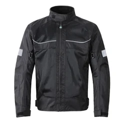 Мужская мотоциклетная куртка из ткани Оксфорд дышащая Светоотражающая для езды на мотоцикле