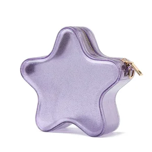 Factory Custom Popular Design Women Purses Handbags Fashion Ladies PVC Jelly Shoulder Crossbody Bags