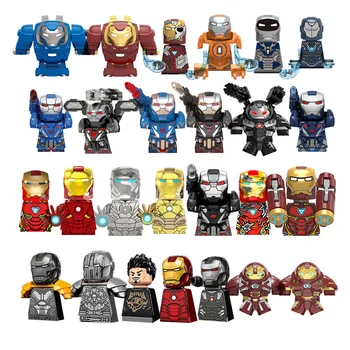 Superheros Minifigs Mini Figure Series Of Building Blocks Steel Man Image Figures Iron-clad hero Toy Cute Toys Collector's Model