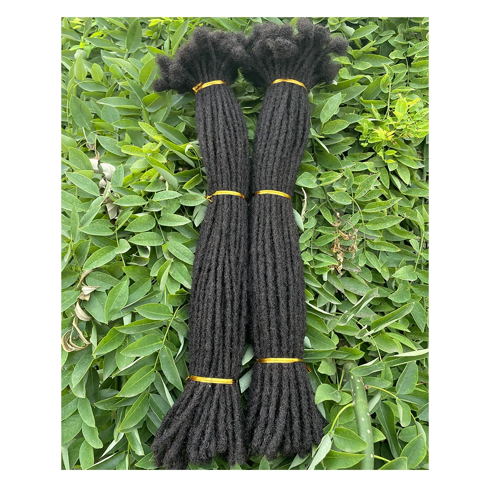 Human Hair Dreadlocks Extensions Full Handmade Locs Human Hair Extensions Long Locs 24inches