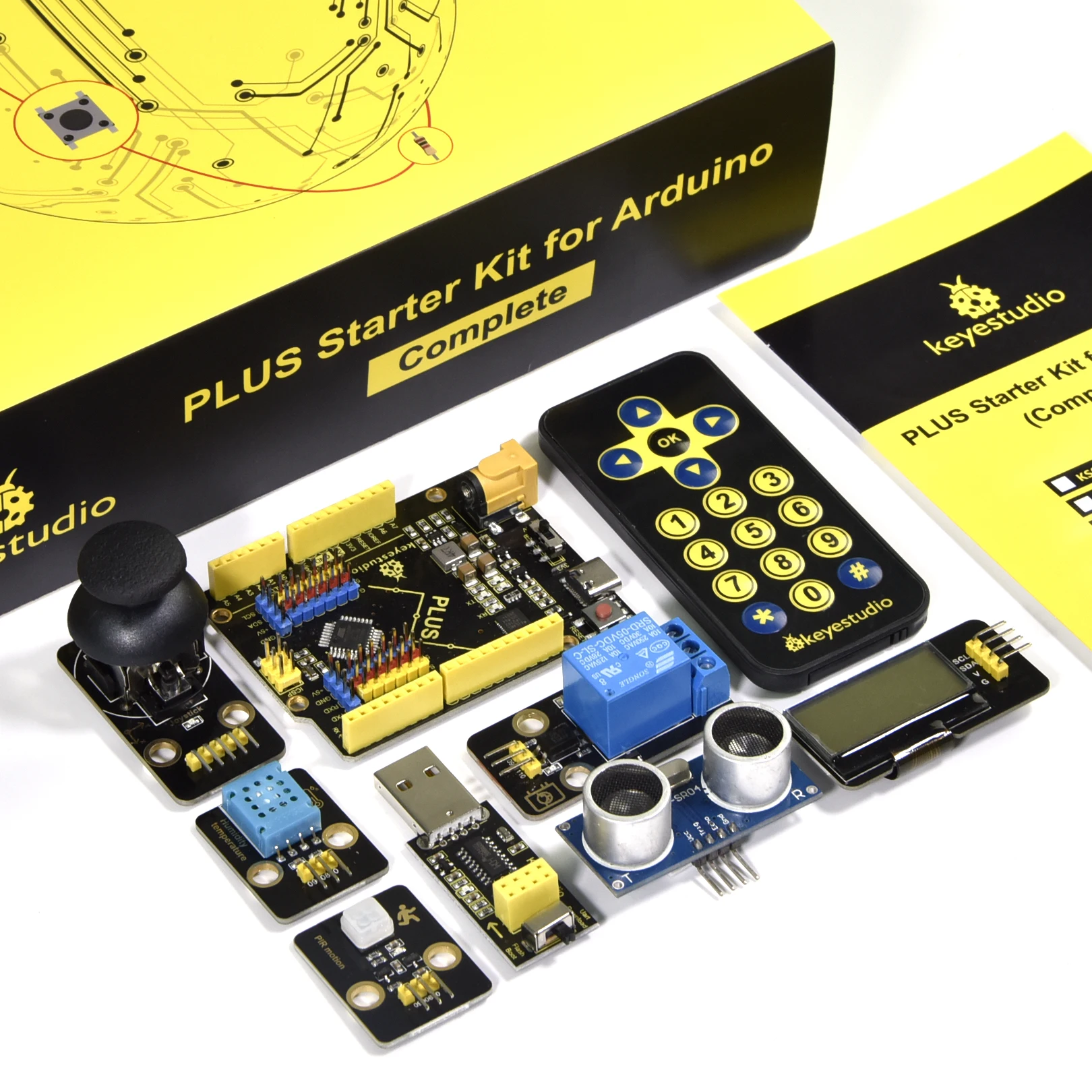 Keyestudio Complete Starter Kit For Arduino(include The Plus Main Board ...