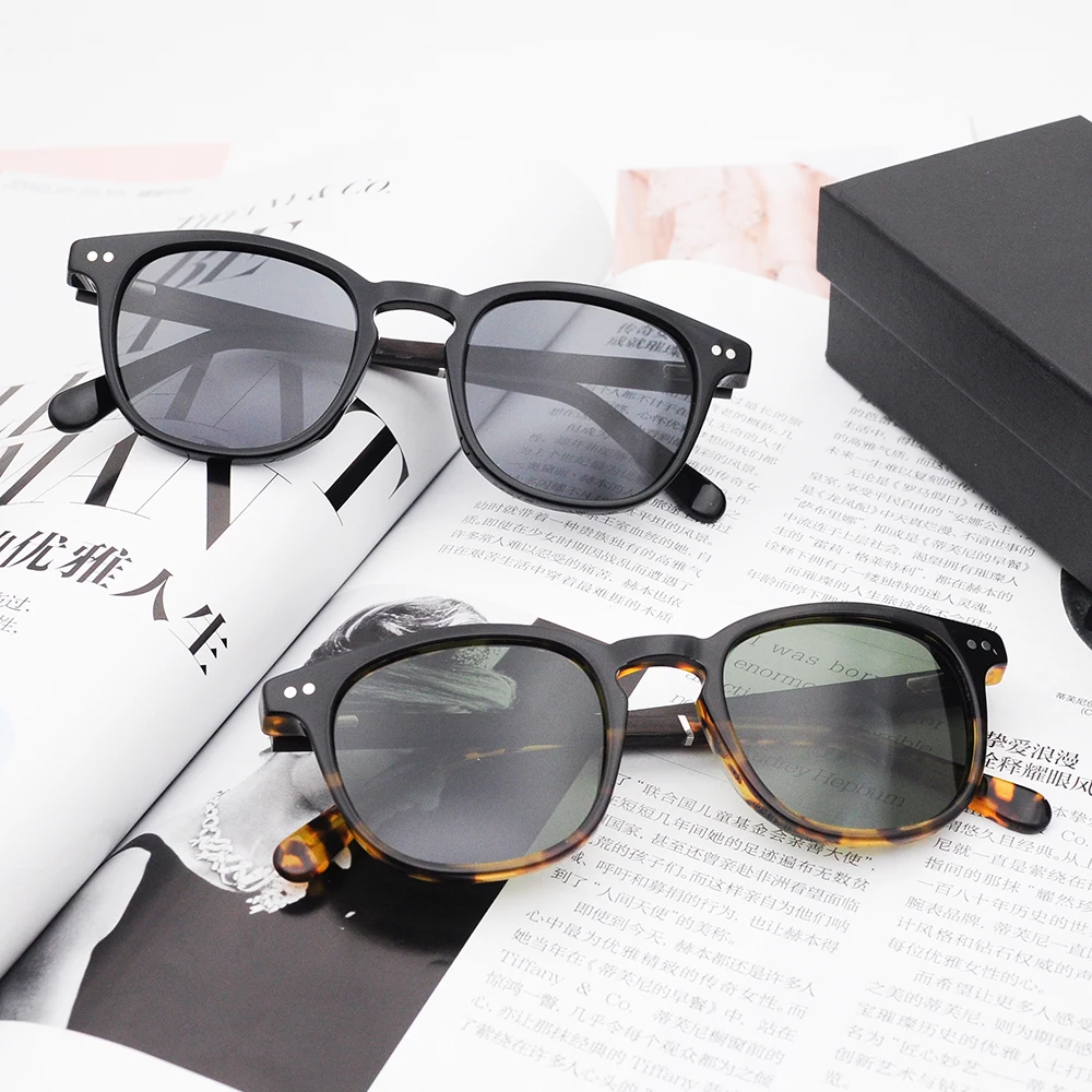 Factory Direct Shipment Wholesale Acetate and Wood Sunglasses LS6030