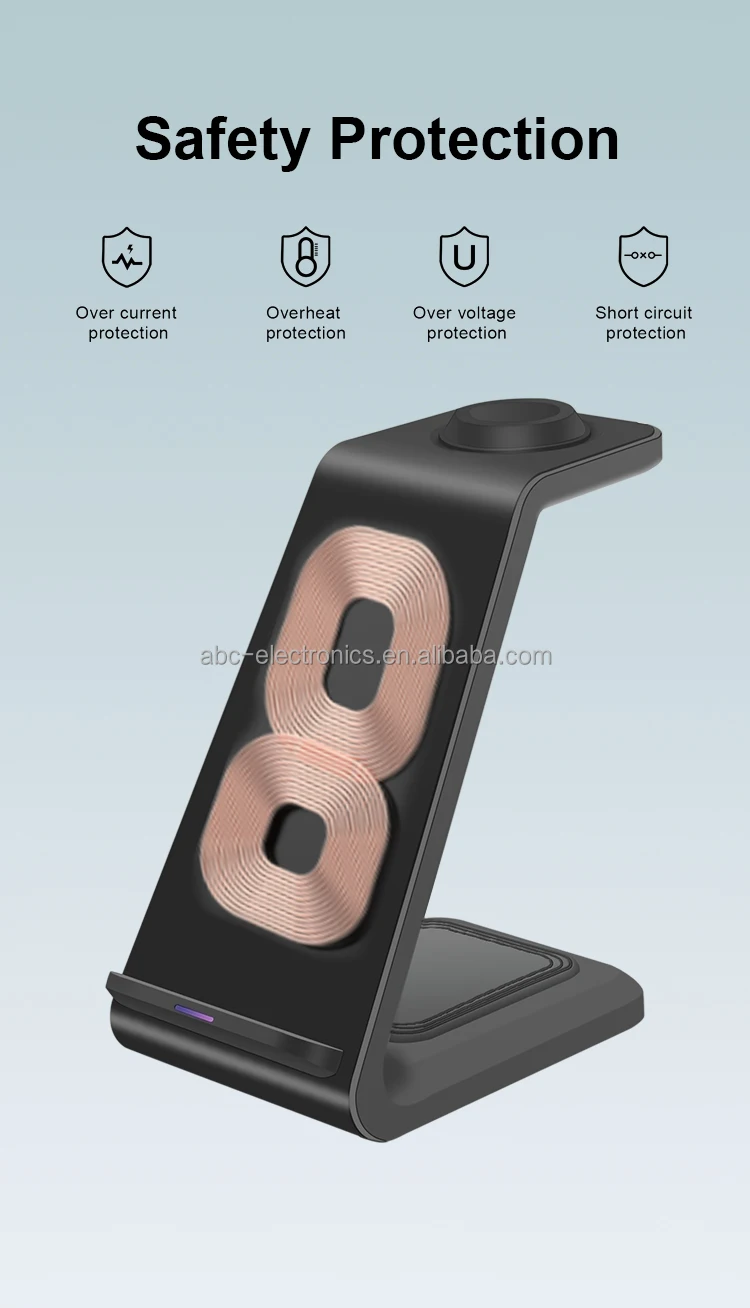 Cellphone Qi Wireless Charger Portable Wireless Charger Station