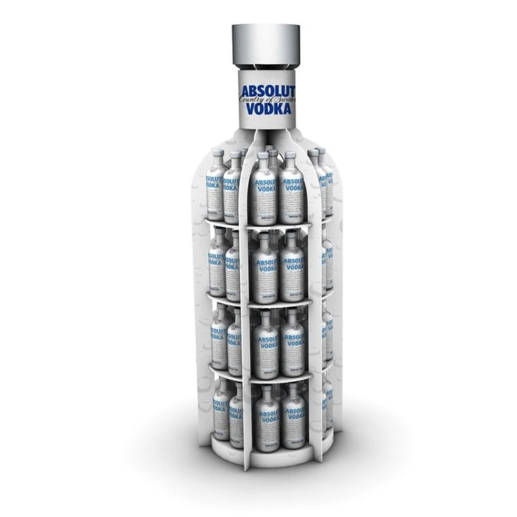 Bollte Shape POS VODKA Wine  Display Stand