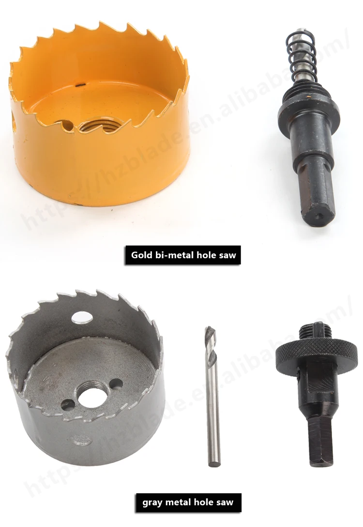 10pcs 16-40mm M42 HSS Hole Saw Cutter Drill Bit Bi Metal Tip Iron Mild Steel Set 