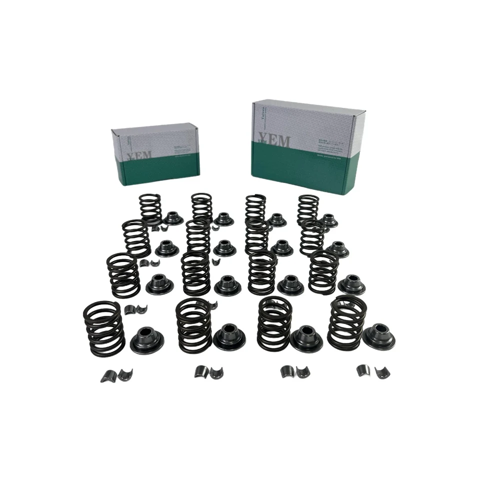 For Yanmar 4TNE94 Valve Spring Kit Spring Seat & Retainer Engine Rebuild Kit Diesel Engine Spare Parts