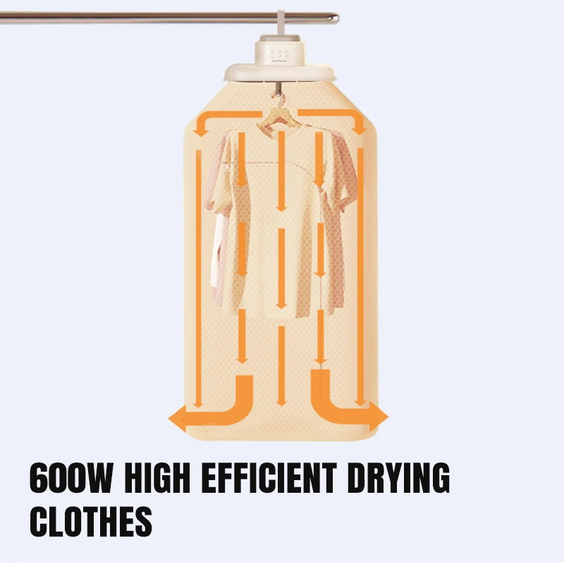 Smartfrog Timing Portable Drying 220V Mini UV Light Dryer Clothes Foldable Clothes Dryer for Household Commercial